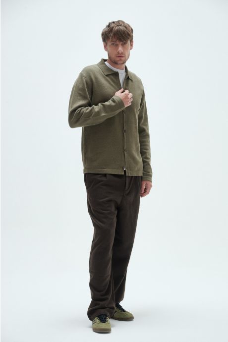 Camisa tejida, Mauri. (Verde)