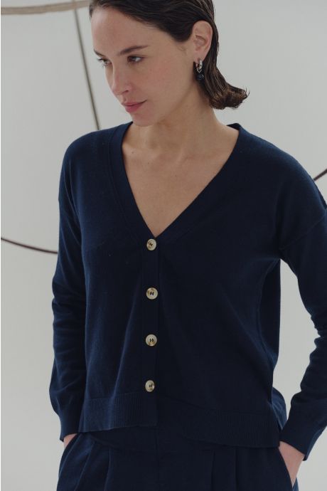 Cárdigan Manu (Azul Marino)