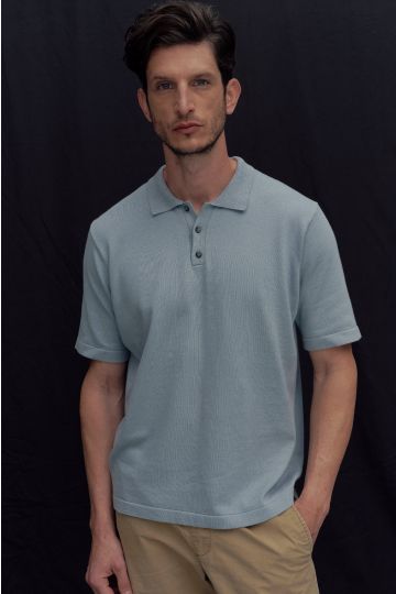 Remera polo Rami (Gris Perla)