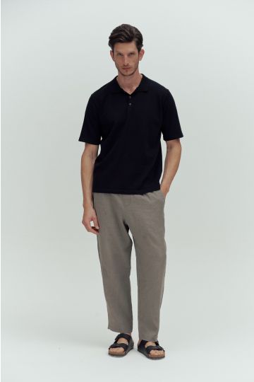 Remera polo Rami (Negro)