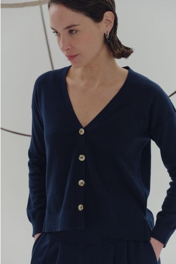 Cárdigan Manu (Azul Marino)