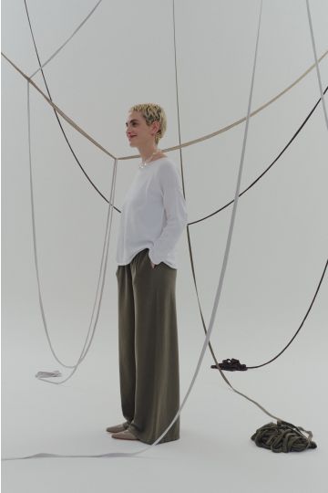 Sweater bote Sahara (Blanco)