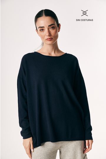 Sweater Oversize , Ale (azul)