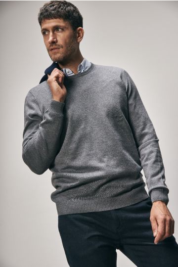 Sweater ultra fino, Ota. (gris medio)