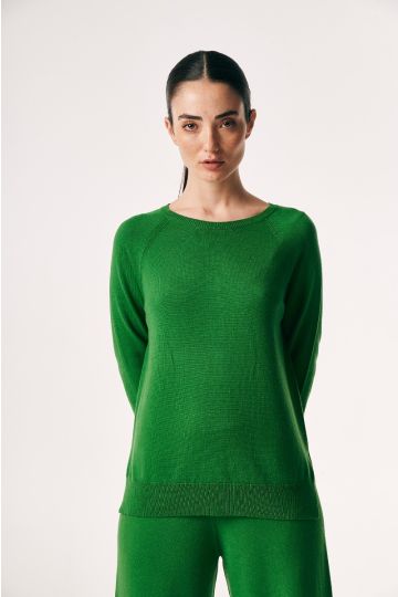 Sweater raglan, Ema (verde)