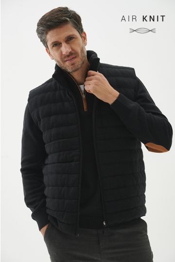 Chaleco Air Knit,  Rodriguez. (Negro)